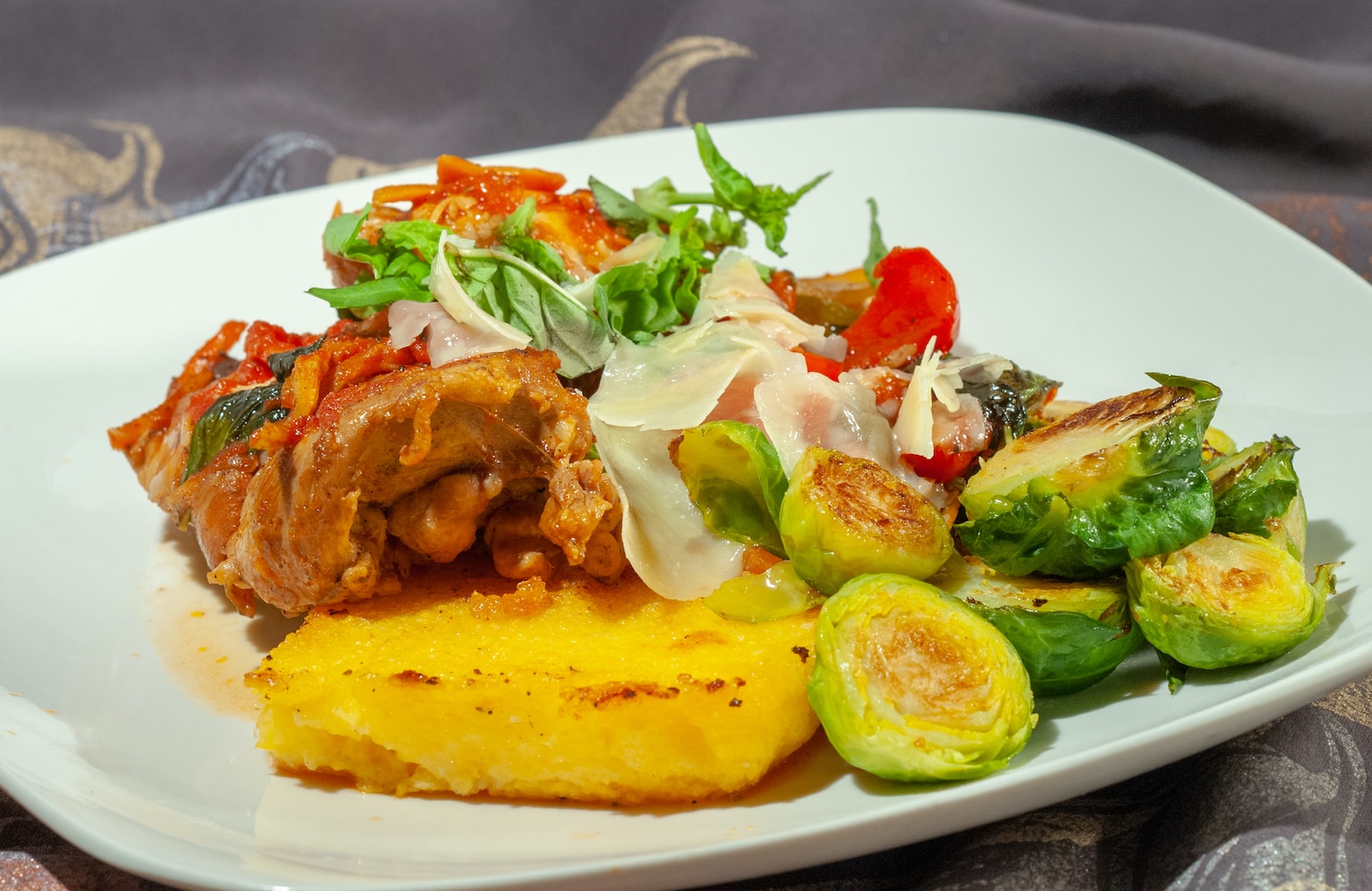 Przekąska z kaszy krakowskiej a’la polenta