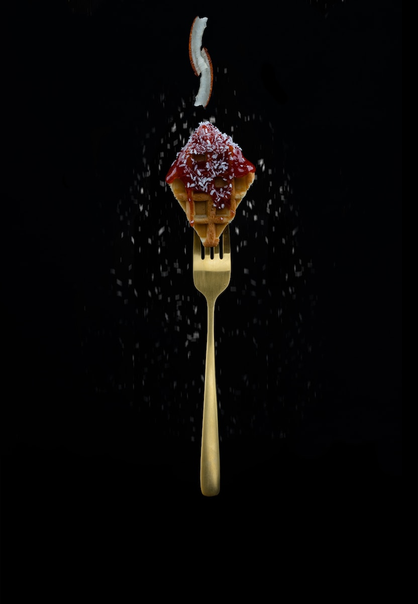 Wafle z masą kakaową