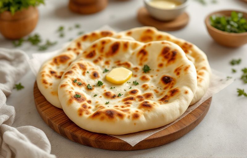 Chlebki naan z Air Fryer