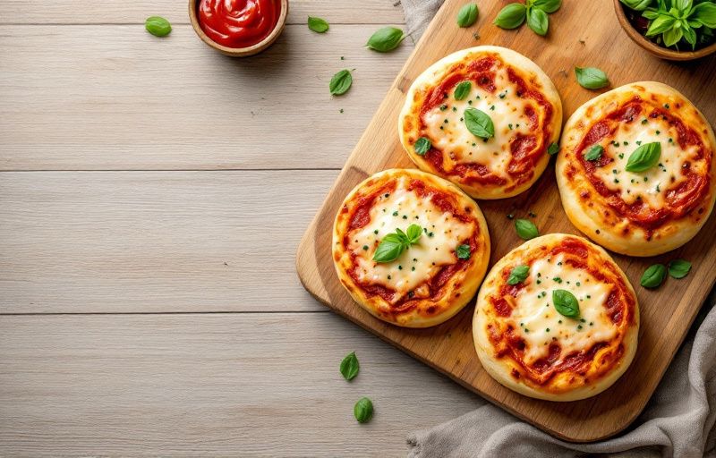 Bułki a’la pizza z Air Fryer