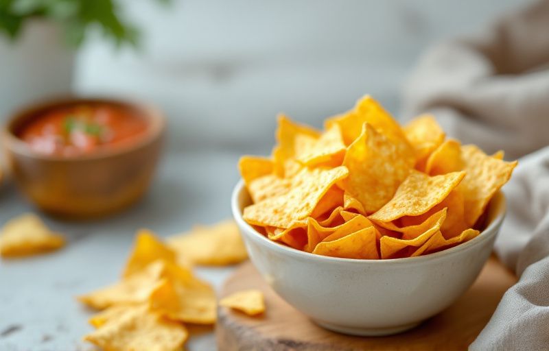 Chipsy z tortilli z Air Fryer