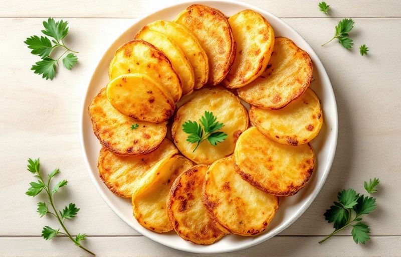 Chrupiące plasterki ziemniaków z Air Fryer