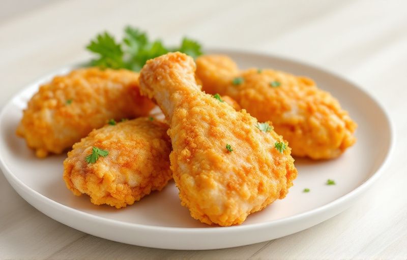 Chrupiące udka z kurczaka bez kości z Air Fryer