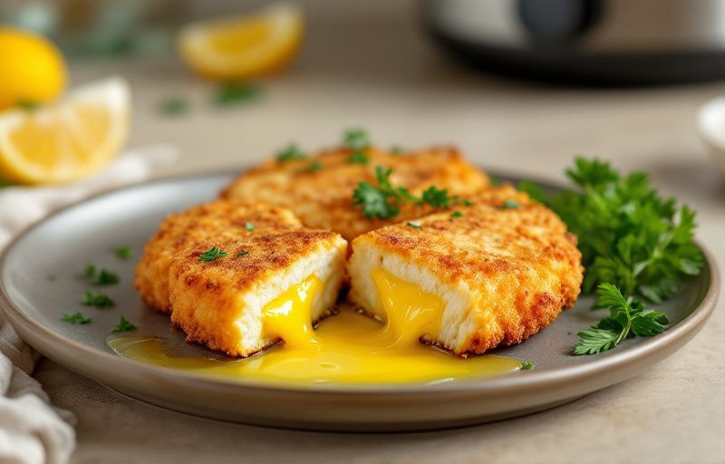 Devolay z masłem czosnkowym w Air Fryer