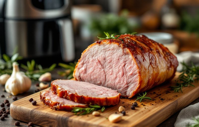 Domowa wędlina z karkówki w Air Fryer