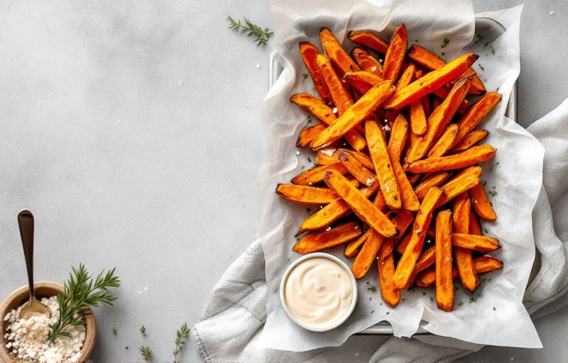 Frytki z batatów z Air Fryer
