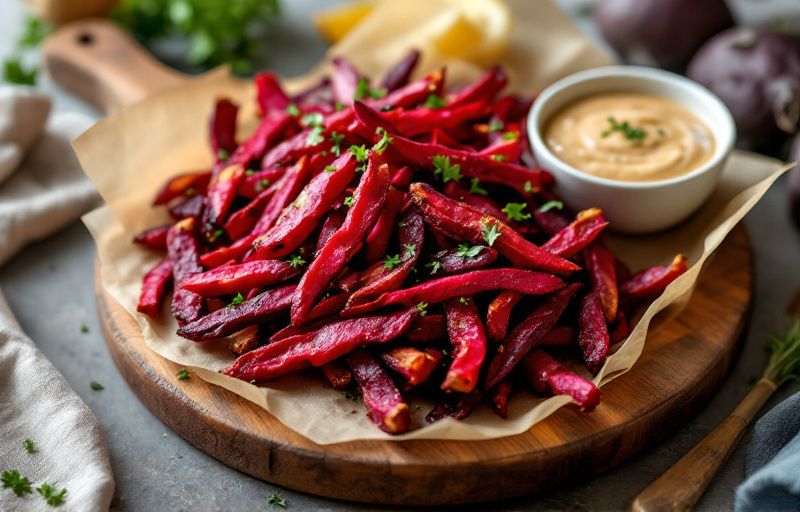 Frytki z buraka w Air Fryer