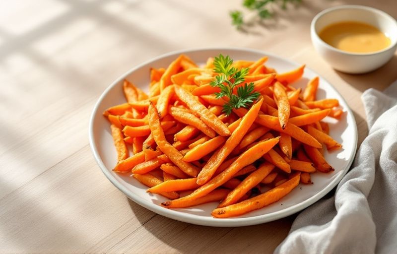 Frytki z marchewki z Air Fryer