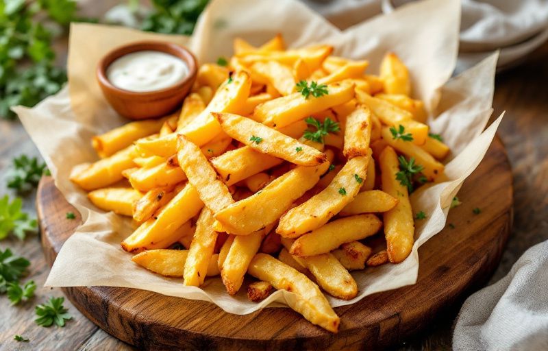 Frytki z rzepy z Air Fryer
