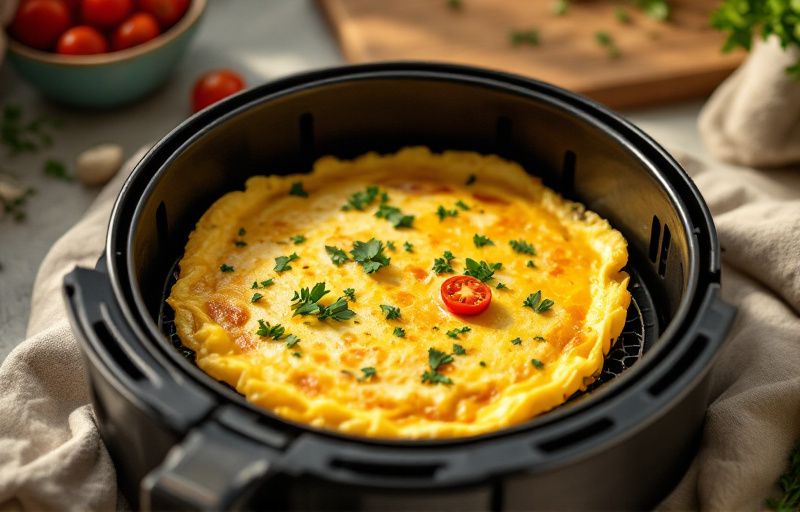 Omlet z Air Fryer