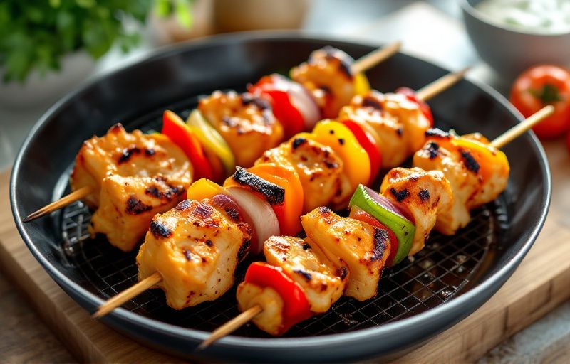 Szaszłyki drobiowe z Air Fryer