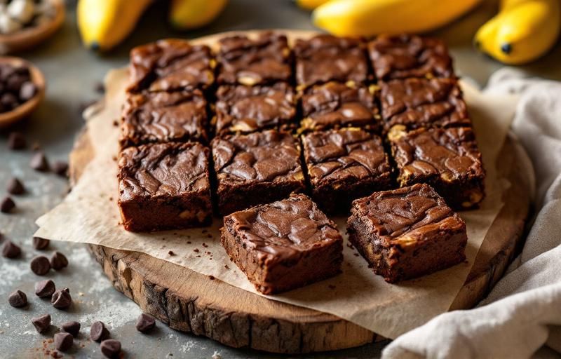 Brownie z bananami