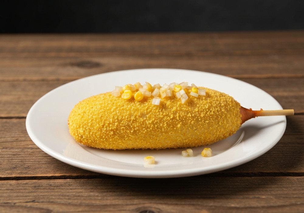 Corn dogi – amerykańskie parówki w cieście kukurydzianym
