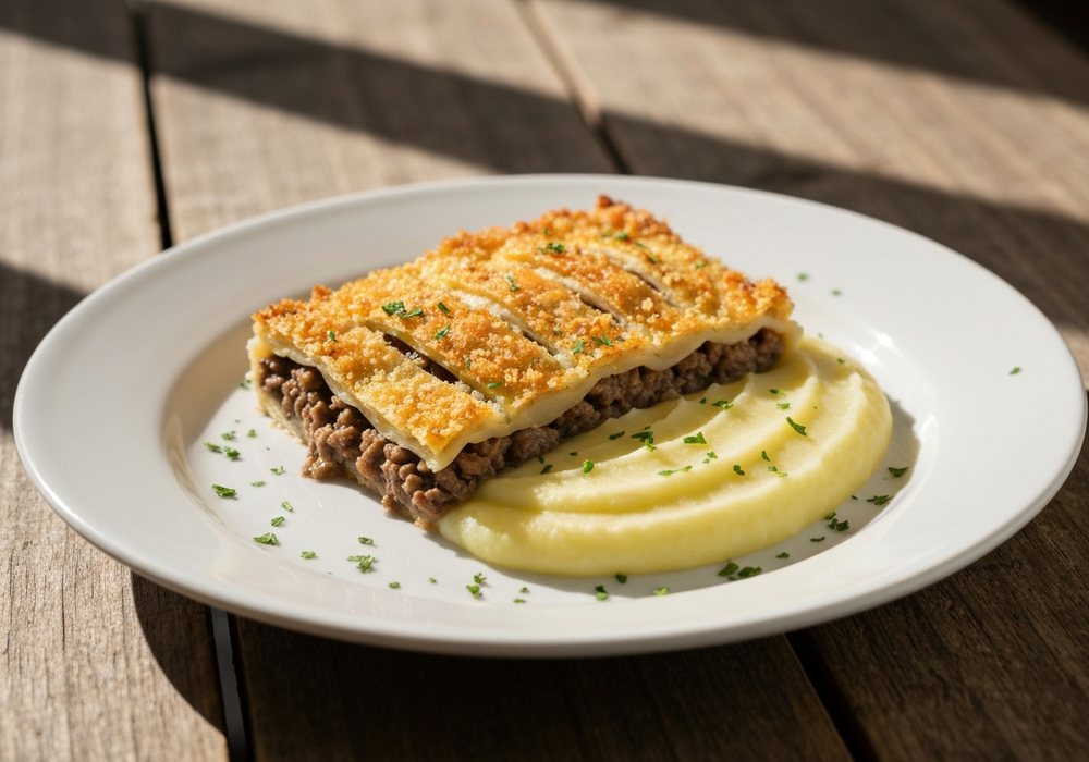 Cottage pie – angielska zapiekanka z wołowiną i puree ziemniaczanym
