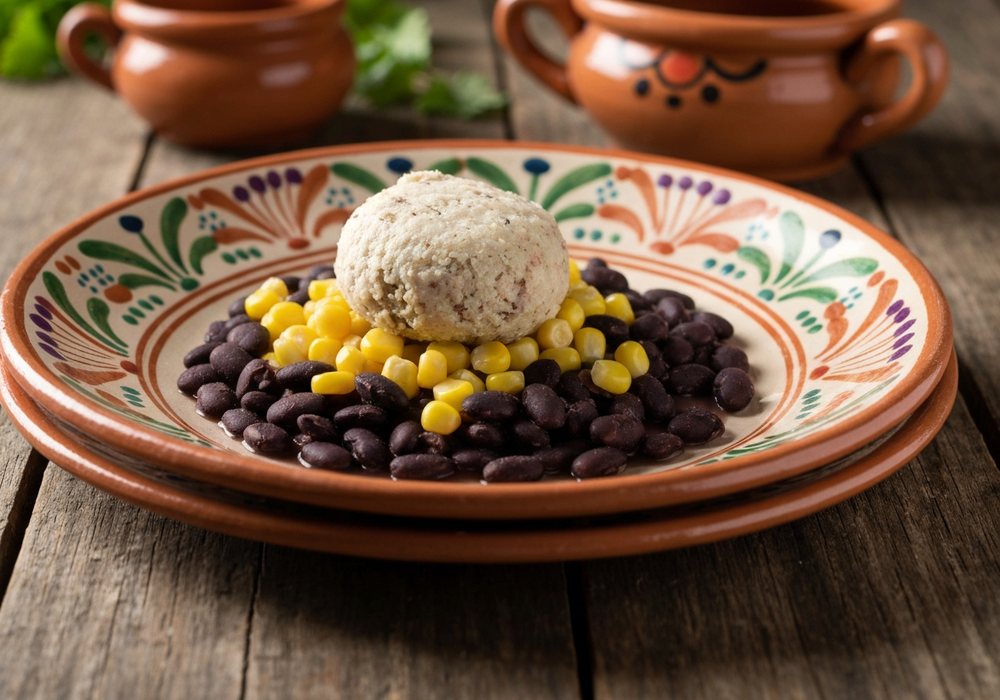 Frijoles charros z boczkiem, chorizo i pomidorami