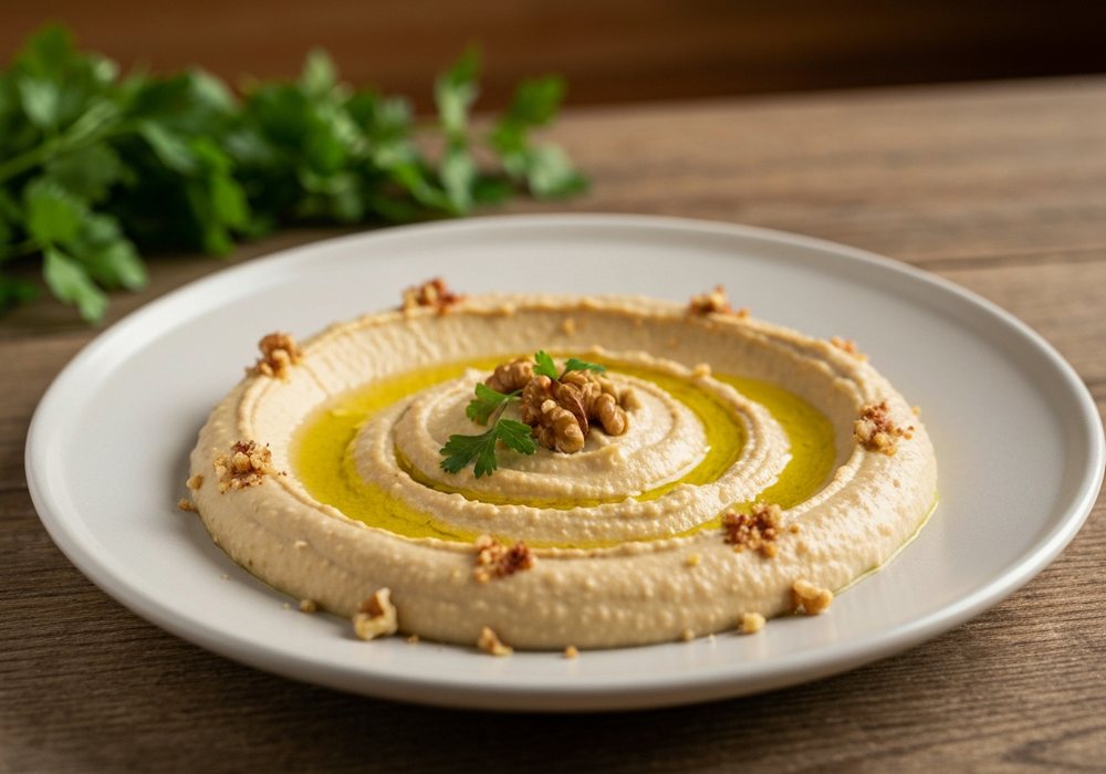Hummus z tahini i cytryną