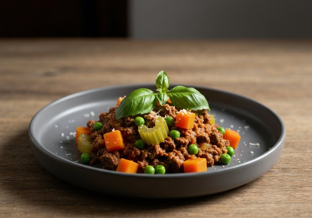Ragu alla bolognese z wołowiną i warzywami