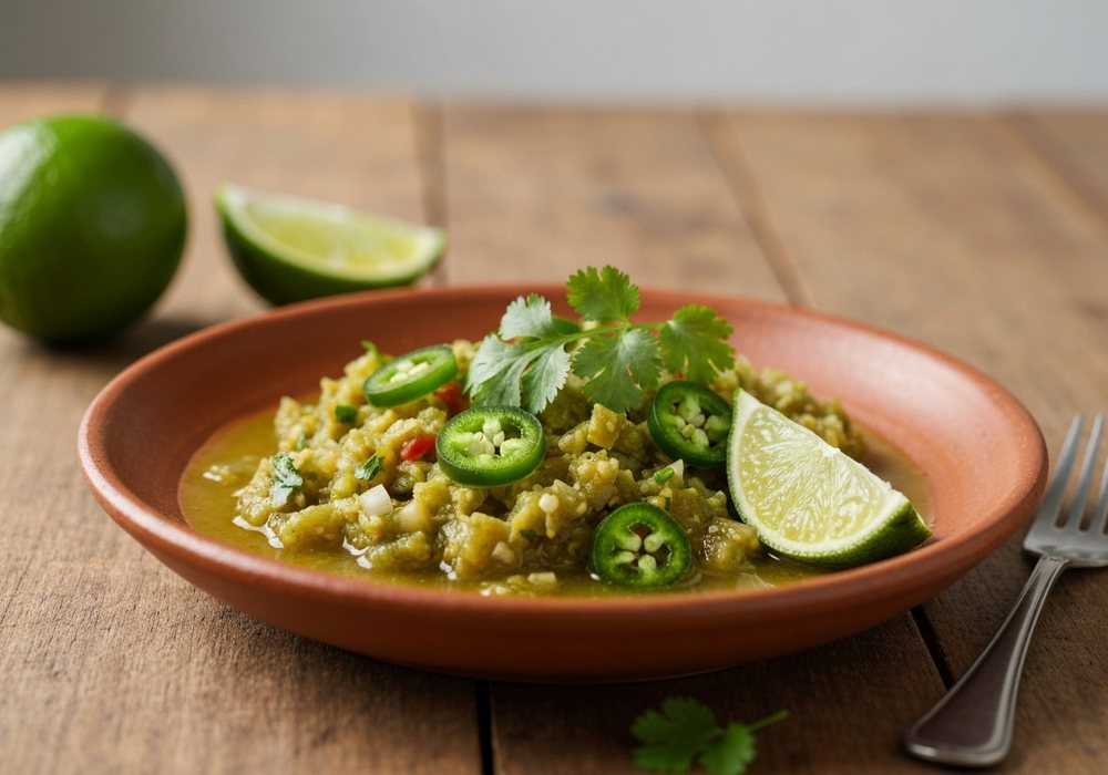 Salsa verde meksykańska z tomatillos i jalapeño