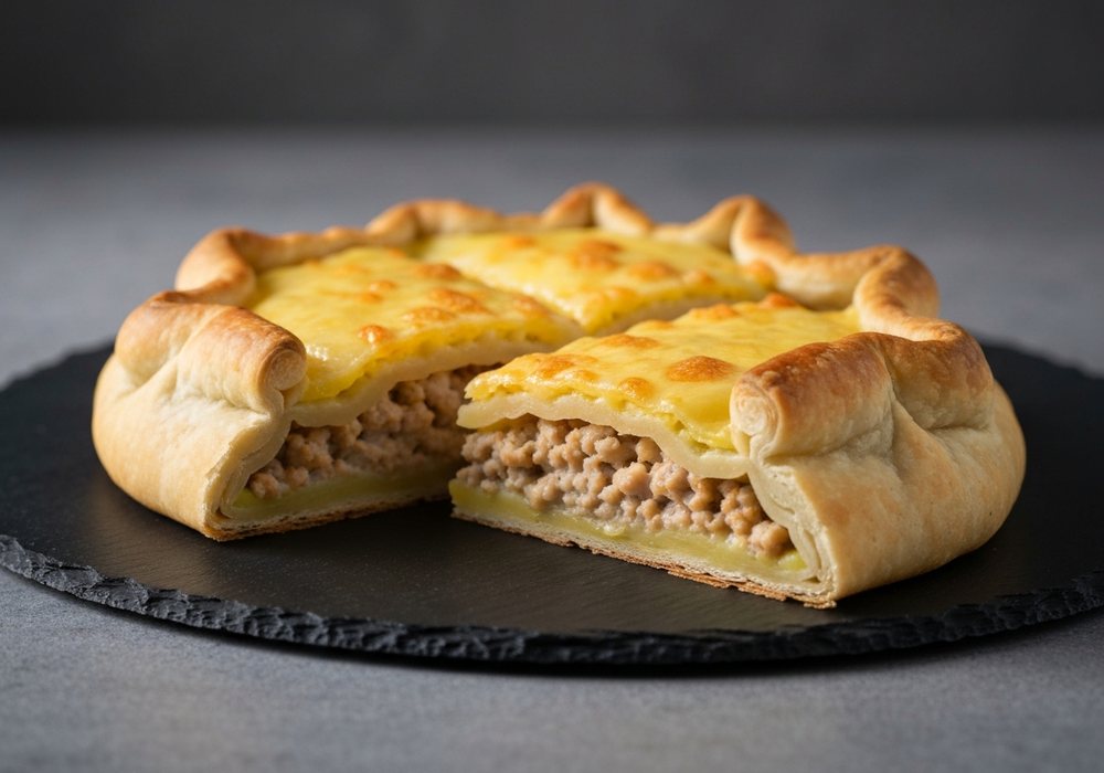 Zapiekanka pasterska z jagnięciną i kremowym puree ziemniaczanym